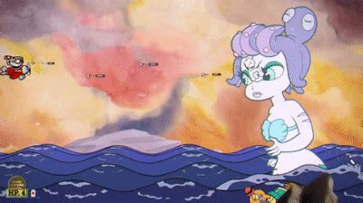 cala maria gif|cala maria cup head gif.